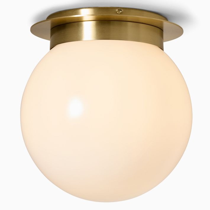 Lámpara de techo empotrada Rivolence - Minimal Globe Brass Lighting