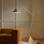 Load image into Gallery viewer, Grande Travertine Floor Lamp