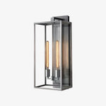 Load image into Gallery viewer, Classic Beckman Vintage Wall Sconce - Steel &amp; Glass Linear Design
