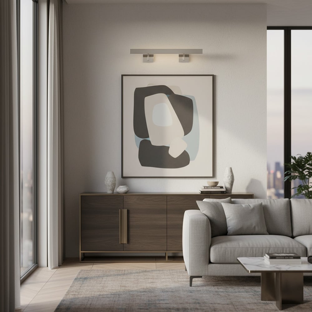 Minimalist Slim Picture Sconce - Metal Art Light