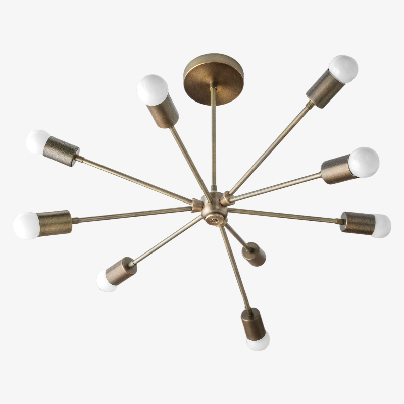 Lustre moderne Mobilux Line - Plafonnier milieu du siècle