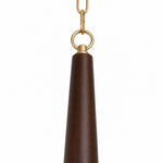 Load image into Gallery viewer, Solmire Rustic Chandelier – Wooden Mental Frame with Fabric Shades for Living Room