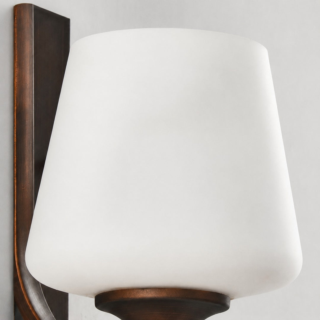 Classic Minimalist Frosted Glass Wall Sconce