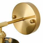 Bild in Gallery-Viewer laden, Brass wall plate and arm detail
