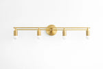 Cargar imagen en el visor de la Galería, Mobilux Line Modern Vanity Light - Bathroom Wall Fixture in Art Deco Style
