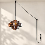 Load image into Gallery viewer, Koloro Millie Plug-In Glass Pendant Light - Retro Colorful Pendant for Modern Interiors