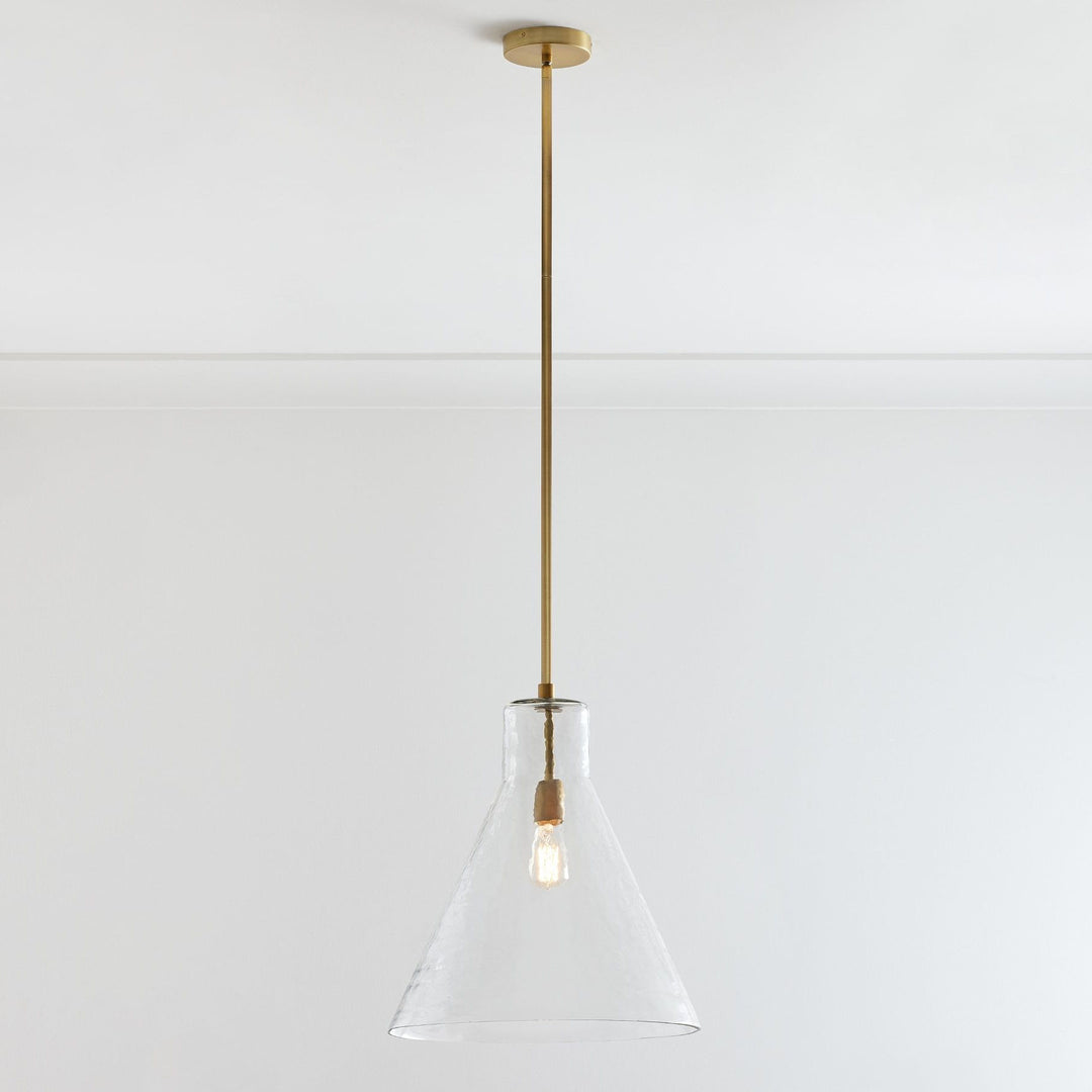 Colección de lámparas colgantes de cristal Glavira: vidrio reciclado para la cocina