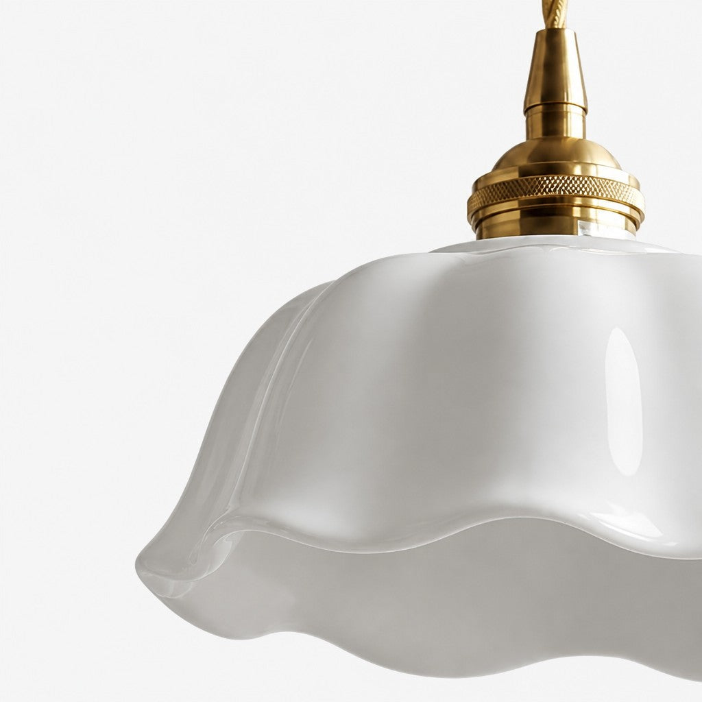 Cienax Mid-Century Flower Ceramic Pendant Light — Suitable for Kitchen and Living Room