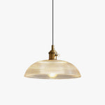 Charger l'image dans la visionneuse de galerie, Polished Brass Domed Glass Plug-In Pendant