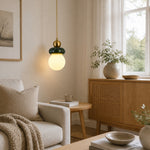 Bild in Gallery-Viewer laden, Green Jade Orb Pendant Light