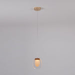 Bild in Gallery-Viewer laden, Clear Rippled Glass Plug-In Pendant