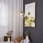 Bild in Gallery-Viewer laden, Copper-Plated Glass Plug-In Swag Pendant