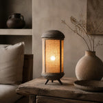 Load image into Gallery viewer, Bedroom styling scene with gray pleat style