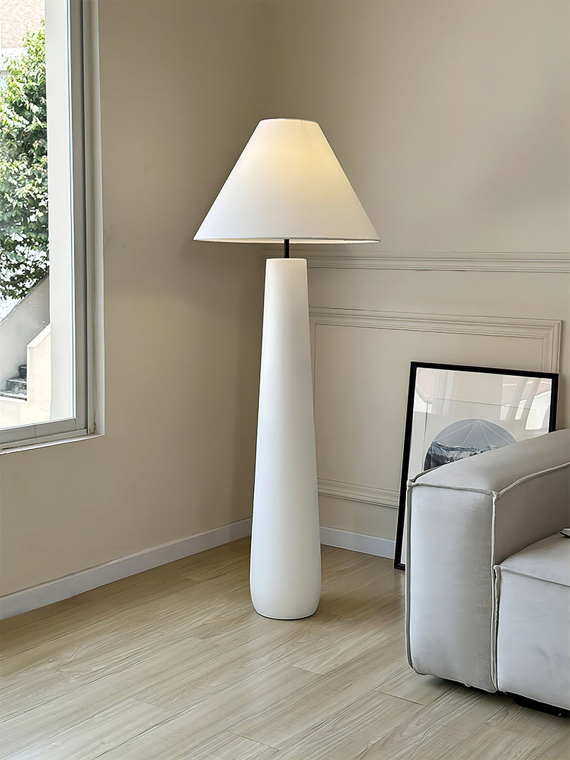 Lampadaire blanc polaire