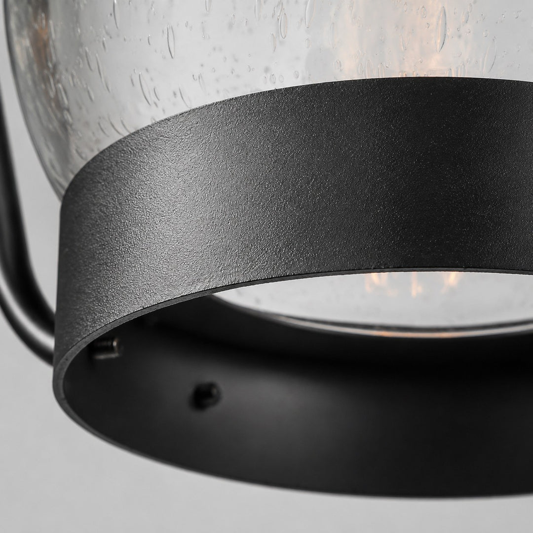 Vintage Sand Black Outdoor Wall Sconce