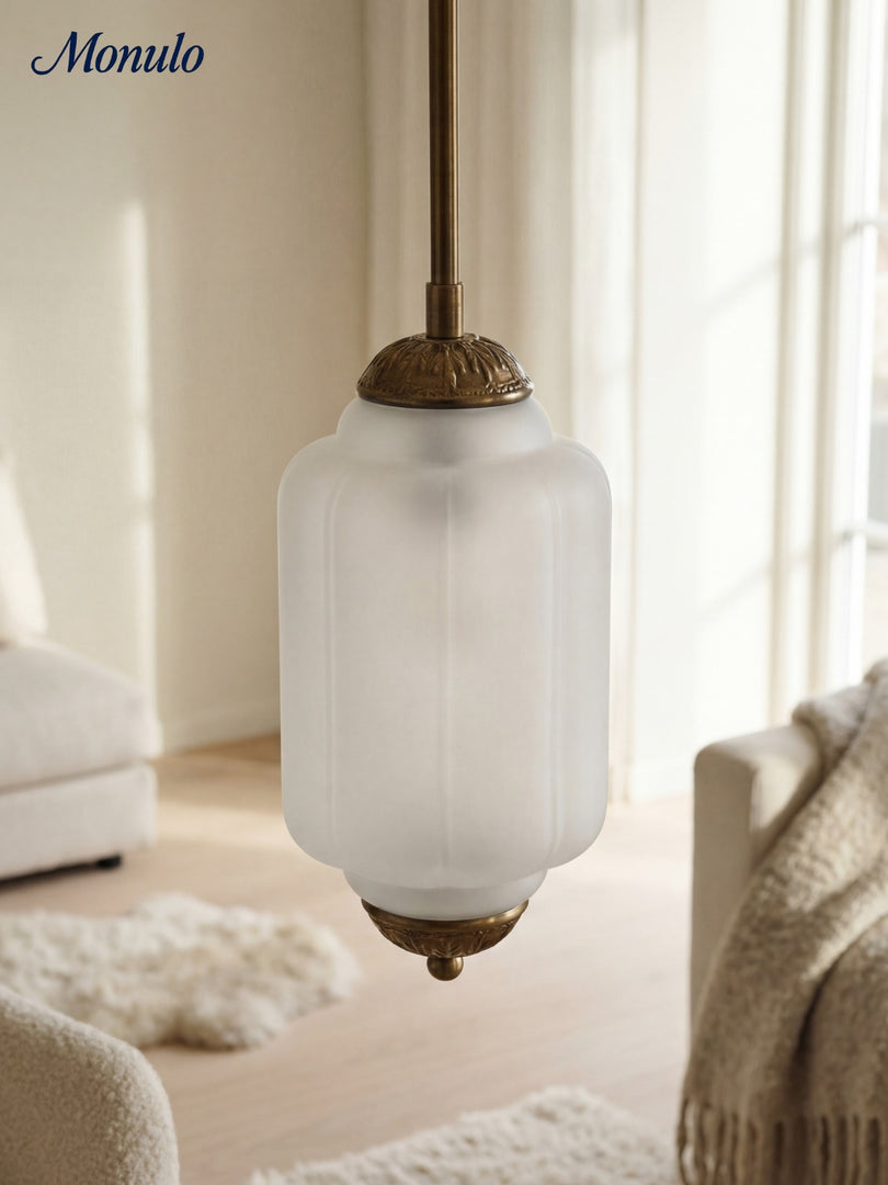 Vintage Glas Eloise Pendelleuchte