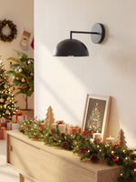 Cargar imagen en el visor de la Galería, Lámpara de pared minimalista Metio Dome: aplique de pared contemporáneo y colorido para dormitorio