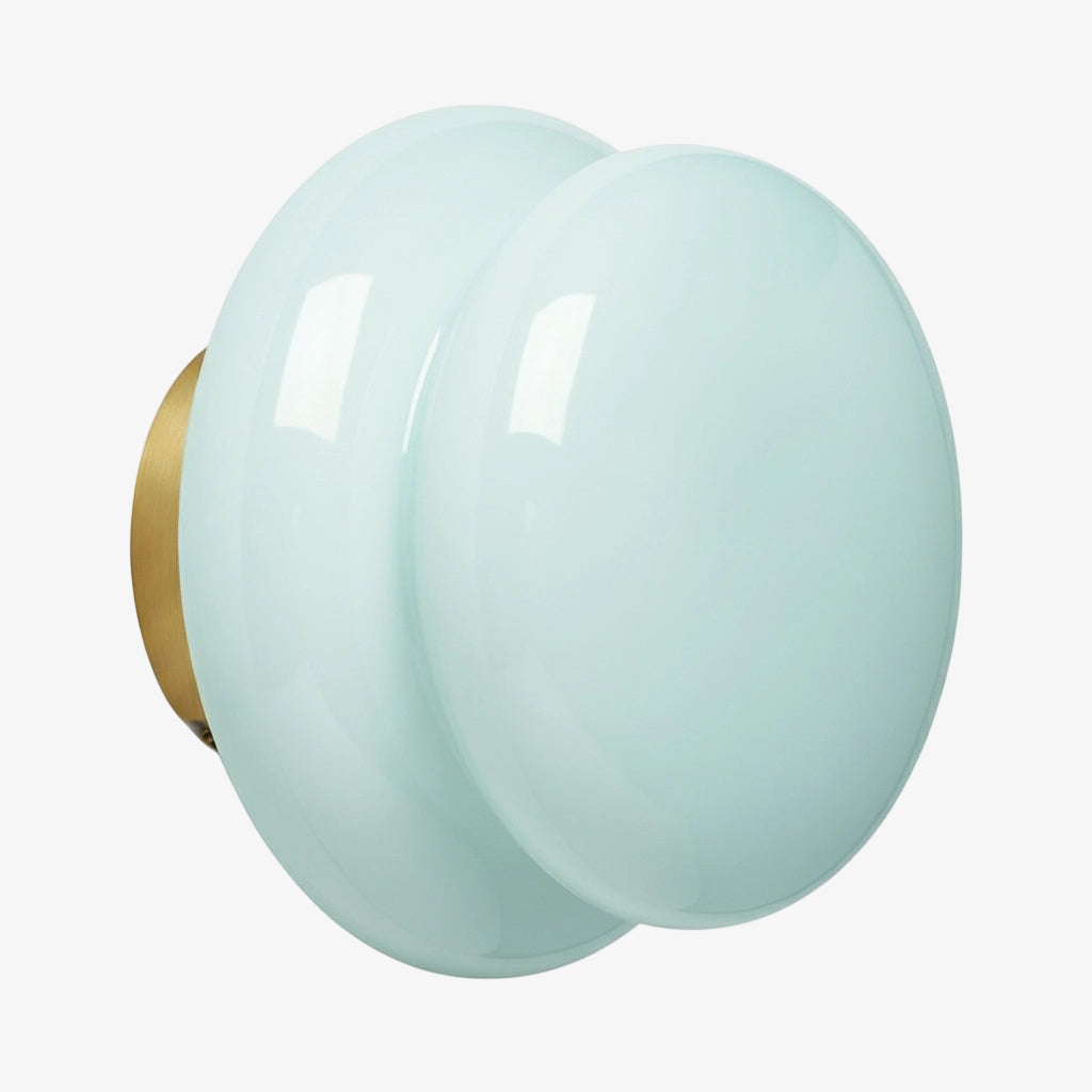 Aplique de pared Coloria Modern Colorful Opal Glass Globe – Ideal para salas de estar y dormitorios