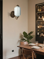 Load image into Gallery viewer, Vintage Milk Glass Sconce Bedside Hallway Eloise Wall Sconce
