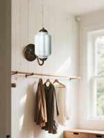 Load image into Gallery viewer, Vintage Milk Glass Sconce Bedside Hallway Eloise Wall Sconce
