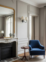 Load image into Gallery viewer, Luvora Fabric Shade Wall Sconce with Drum Shade - Classic Pleated Sconce Light
