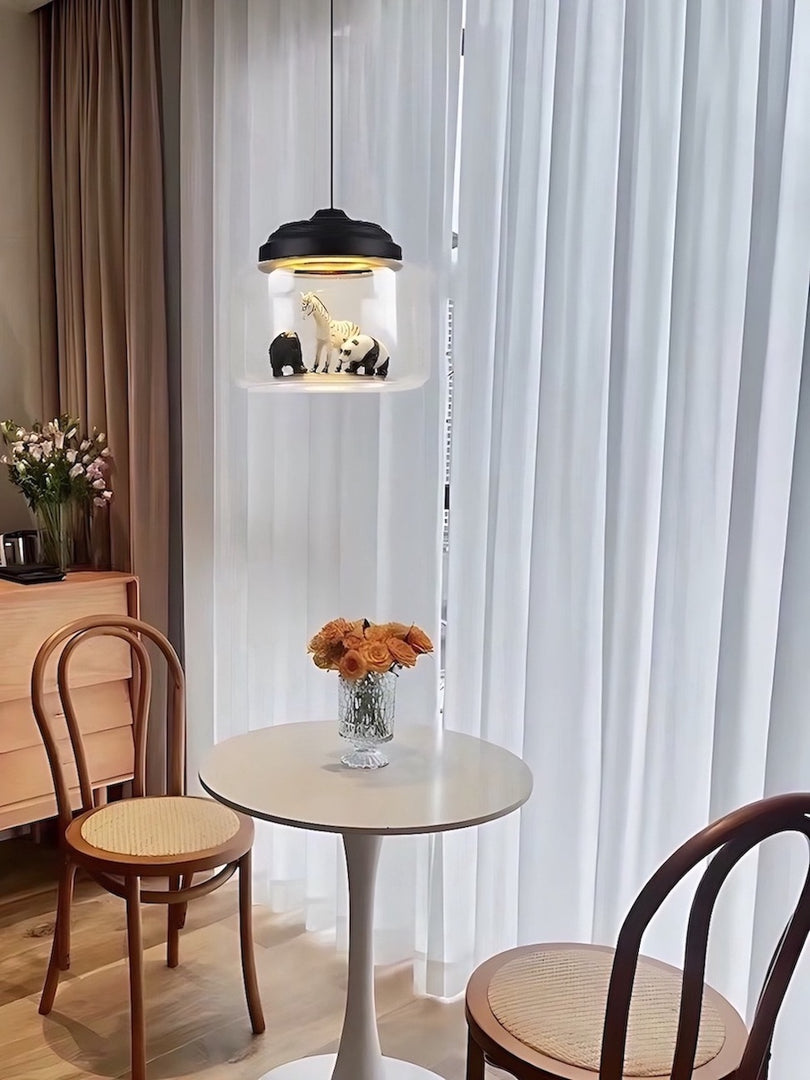 Creative Little Zoo Glass Pendant Light
