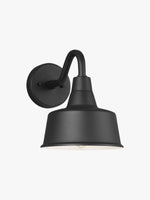 Cargar imagen en el visor de la Galería, Aplique de pared para granero de exterior Korvi: iluminación retro de aluminio resistente
