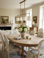 Load image into Gallery viewer, Fabric Shade Pendant Light - Linear Hanging Lamp for Kitchen Island
