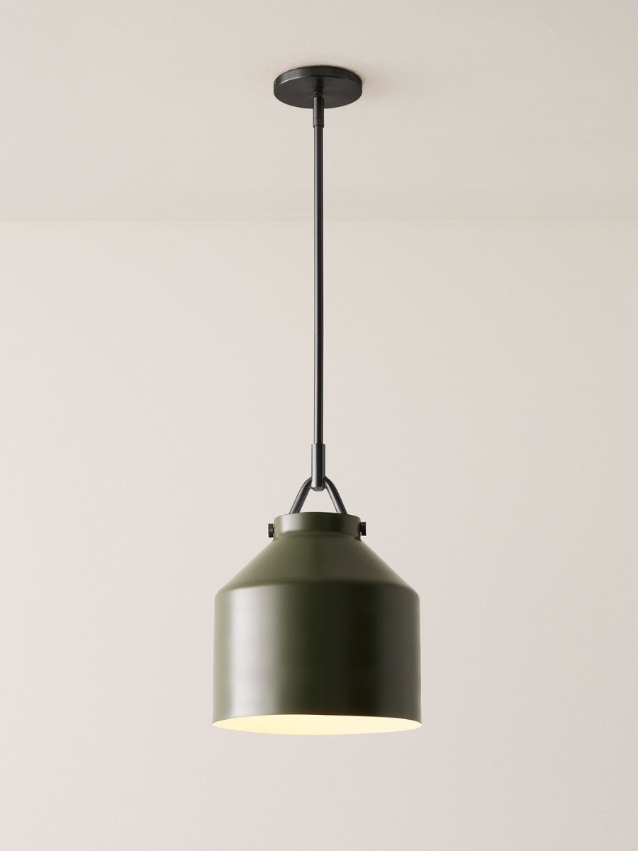 Hanton Nordic Metal Henry Pendant Light - Minimalist Glass And Metal Shade