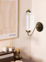 Load image into Gallery viewer, Vintage Milk Glass Sconce Bedside Hallway Eloise Wall Sconce
