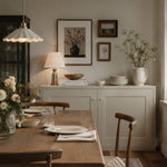 Load image into Gallery viewer, Pearl white cabinet knobs in a dining room