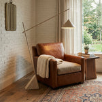 Load image into Gallery viewer, Grande Travertine Floor Lamp