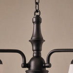 Bild in Gallery-Viewer laden, Close view of black iron center column and chain