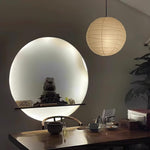Charger l'image dans la visionneuse de galerie, Bamboo Ribbed Mulberry Paper Swag Pendant