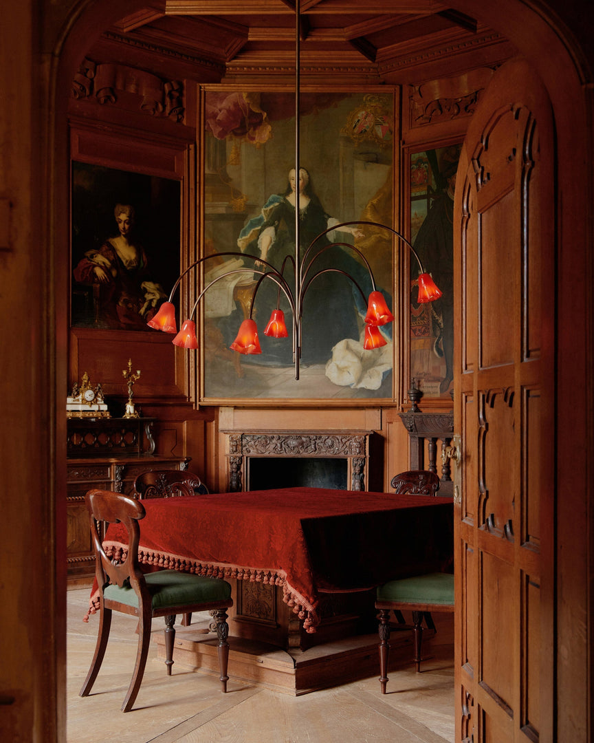 Flora Glass Chandelier