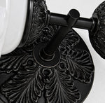 Cargar imagen en el visor de la Galería, Eloise fluted milk-glass plug-in wall sconce