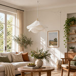 Bild in Gallery-Viewer laden, Layered Pleated Fabric Plug-In Pendant Light