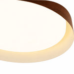 Bild in Gallery-Viewer laden, Wabi-Sabi Wood Color LED Flush Mount Ceiling Light