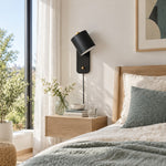 Cargar imagen en el visor de la Galería, Flexible Rotatable Cylinder Plug-in Wall Lamp