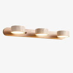 Charger l'image dans la visionneuse de galerie, Applique linéaire moderne multi-têtes Travellia - Éclairage minimaliste en pierre naturelle pour chambre et couloir