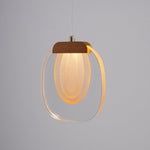 Bild in Gallery-Viewer laden, Clear Rippled Glass Plug-In Pendant