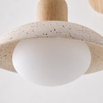 Cargar imagen en el visor de la Galería, Travertine Disc Plug-In Wall Lamp