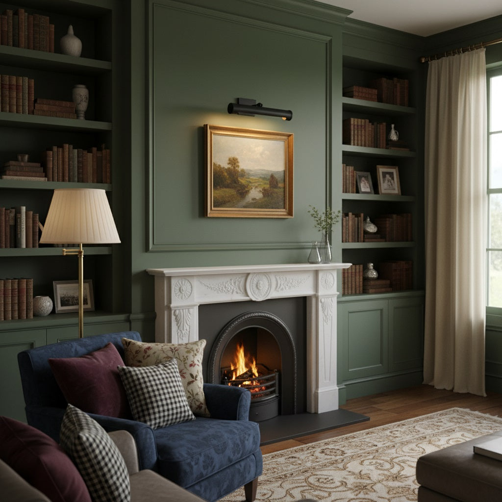 Modo Picture Light - Classic Arch Design Brass Art Light for Gallery Wall