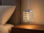 Bild in Gallery-Viewer laden, Sculptural Crystal Column LED Pendant Light