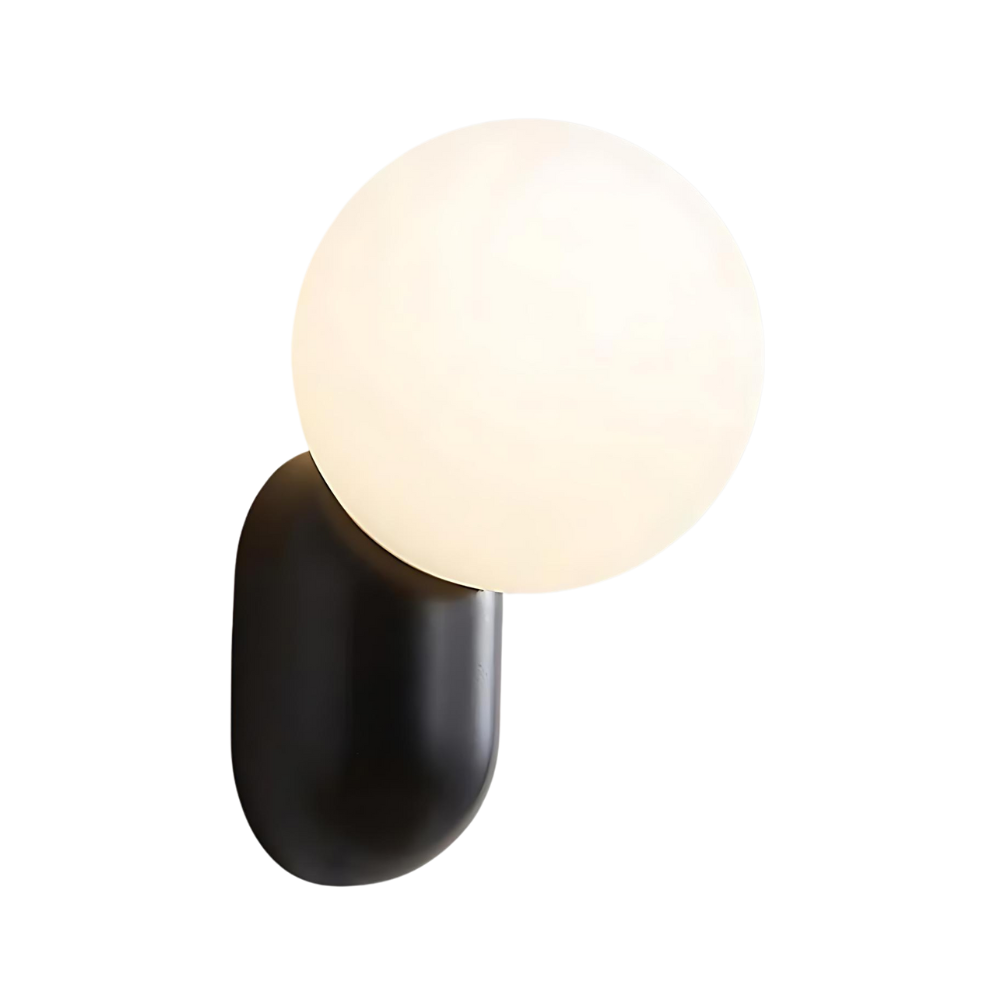 Luma Nordic Glass Orb Wall Light