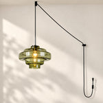 Load image into Gallery viewer, Koloro Millie Plug-In Glass Pendant Light - Retro Colorful Pendant for Modern Interiors