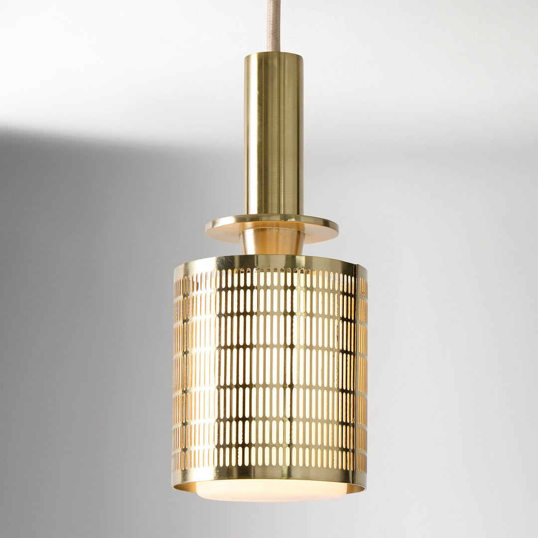 Galvia Single Metal Pendant Light – Elegant Bronze Over White Glass