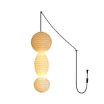 Bild in Gallery-Viewer laden, Stacked Ribbed Paper Swag Pendant Light