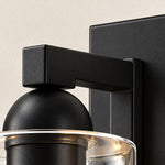 Charger l'image dans la visionneuse de galerie, Modern Metal Vanity Light with Glass Shades for Bathrooms