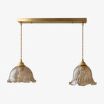 Charger l'image dans la visionneuse de galerie, Crackle Glass Brass Pendant Light
